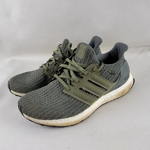 Adidas UltraBoost 4.0 Legend Ivy Olive Green Size 7.5 Sneakers DB2833